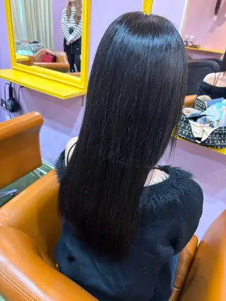 ロング HANON ちび編み・シールのヘアスタイル