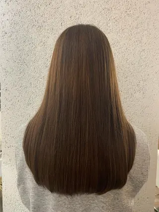 ロング パーマ もにか🌞原宿/渋谷 🌝ブリーチカラーのヘアスタイル