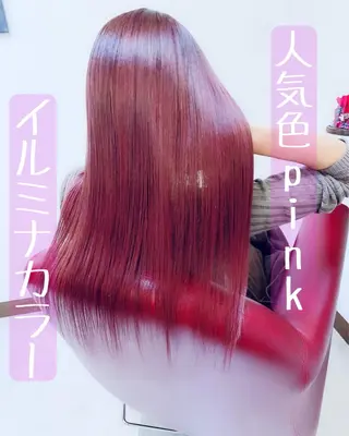 ロング カラー YURI ✨のヘアスタイル