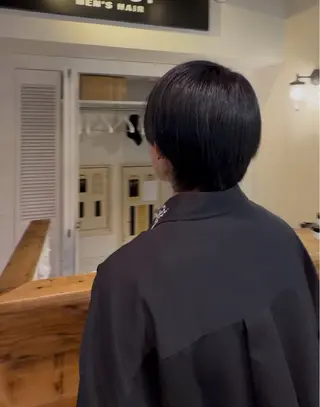 メンズ 縮毛矯正モデル/上村 コウスケのヘアスタイル