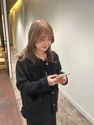 セミロング カラー CURIO/南船場 /RIN💈🍎のヘアスタイル