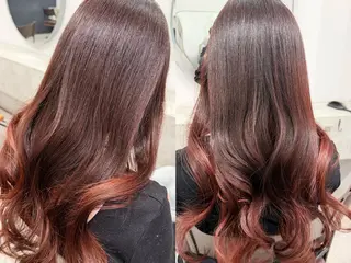 ロング カラー 徳丸 瞭のヘアスタイル