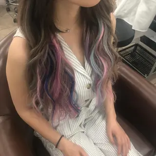 ミディアム ヘアアレンジ 🐥こ ま🐥のヘアスタイル