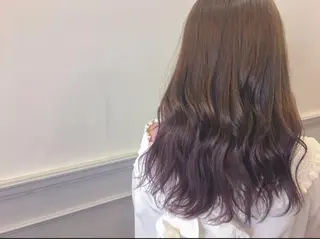 ロング カラー 新井 友菜のヘアスタイル