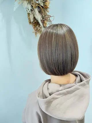 ミディアム 松本 玲菜のヘアスタイル