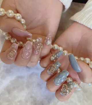 ミディアム JNA認定講師🌸 RIEのネイルデザイン