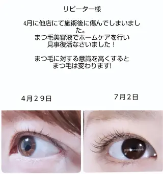 マツエク・マツパ 🎼グラデーション スタイル札幌♫*⁠✧のマツエク・マツパデザイン