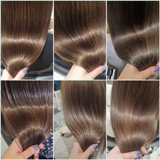 ミディアム カラー オリーブ透明感カラー 表参道/MIKUのヘアスタイル