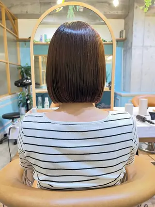 ミディアム 大宮/ボブ/縮毛矯正 大瀧菜月のヘアスタイル