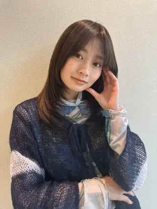 セミロング カラー ✂️似合わせの魔術師 石田一樹✂️のヘアスタイル