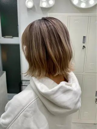 ショート カラー ウルフ🐺/ボブ ハイトーン🌈/増田のヘアスタイル