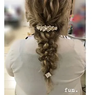 ロング ヘアアレンジ fun./ヘアセット /エクステ/着付のその他イメージ