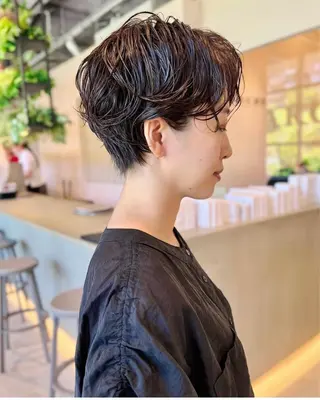 ショート ARCHEsaito モデルレッスンのヘアスタイル