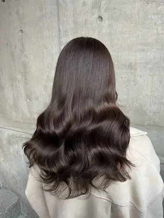 ロング カラー 表参道/透明感カラー /暗髪/ジュキヤのヘアスタイル