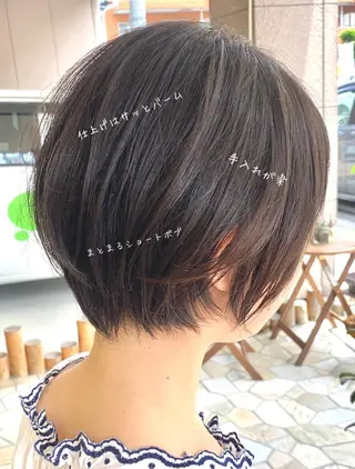 ショート ✨圧倒的満足度◎ 小顔美人ショート✨佃のヘアスタイル