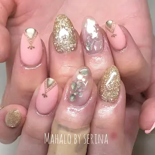 ミディアム カラー ネイル SUNNY BAE. SERINAのネイルデザイン