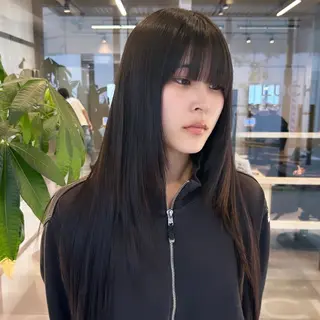 ロング カラー デザインカラー 🥨HAZUKiのヘアスタイル