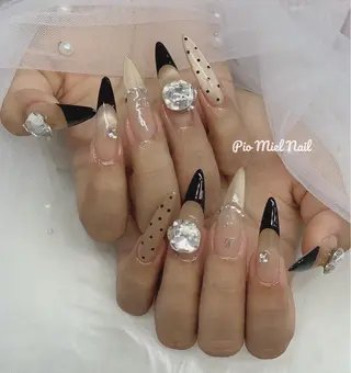 ネイル HANA 長さだしのネイルデザイン