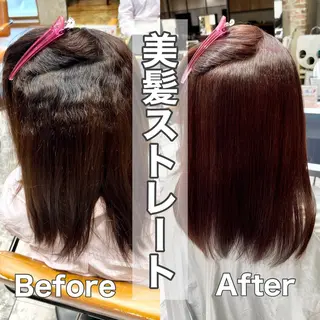 ミディアム カラー パーマ 美髪ヘッドスパ🫧 西山紗奈江💆‍♀️のヘアスタイル