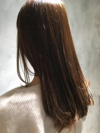ロング カラー SALOWIN 表参道所属・シンカ 表参道のヘアスタイル