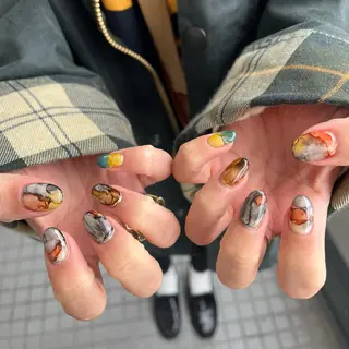 ネイル 🤎Two ERI🤎のネイルデザイン