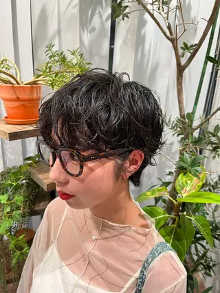 ショート 🧸レイヤーカット 🤎店長anju🪽のヘアスタイル
