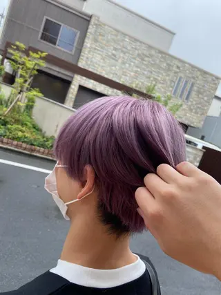カラー メンズ 🪼高評価🪼 💎柴崎の藤咲💎のヘアスタイル