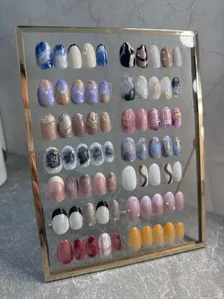 ネイル GRANDE大須 Cecil💜のネイルデザイン