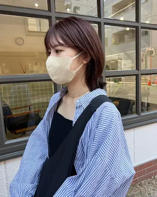 ミディアム カラー a moment(モーメント)所属・蔵前 デザインカット KOBAYASHIのその他イメージ