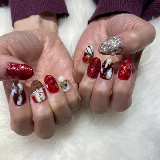 ネイル Amber21.所属・Nagahama Akariのネイルデザイン