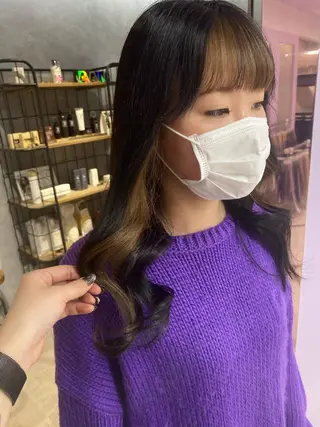 ロング Cielro【 シェイロ 】所属・Cielro/ダブル カラー/西田咲希のヘアスタイル