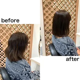 ミディアム パーマ 川間 将彦のヘアスタイル