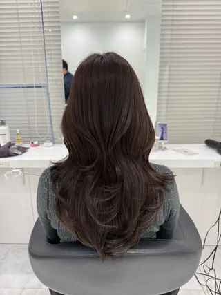 ロング カラー 大人っぽ暗髪レディ 🩶takuto🩶のヘアスタイル