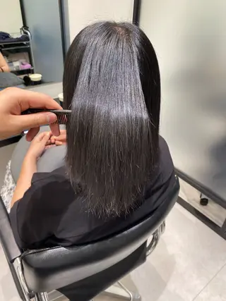 ミディアム 髪質改善絹髪質感TR レイヤーカット/熊澤のヘアスタイル