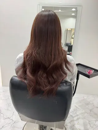 ロング 濱川響太レディース カットモデルのヘアスタイル