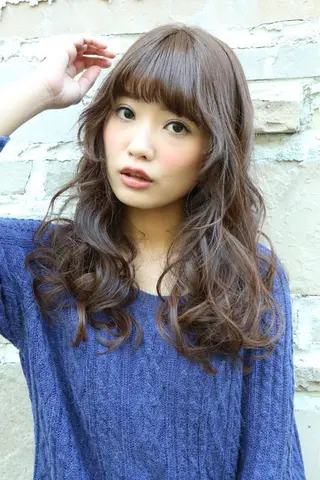 セミロング カラー パーマ 💎清水隆宏💎 TOPSTYLISTのヘアスタイル