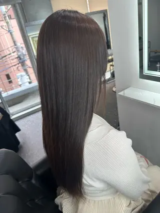 ロング パーマ 髪質改善⭐️縮毛矯正 中野⭐️Rinaのヘアスタイル