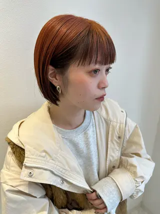 ミディアム カラー 💘韓国カラー💘 クルミのヘアスタイル