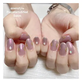 ミディアム ネイル 👑enen style👑のネイルデザイン