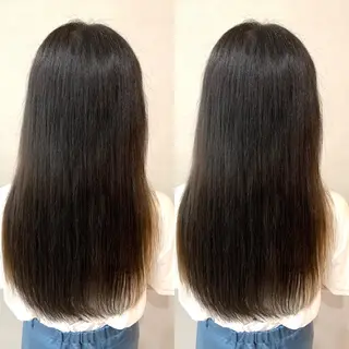 ロング 髪質改善 髪質改善カラーのヘアスタイル