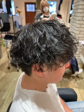 パーマ メンズ ✂️ゲンキ メンズパーマ✂️のヘアスタイル