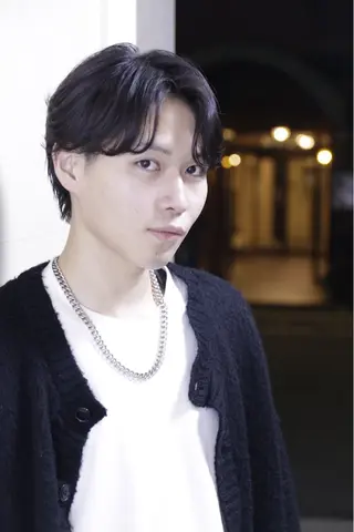 ミディアム パーマ メンズ PERCUT大阪堀江店所属・メンズヘアのカリスマ 北地　空のヘアスタイル