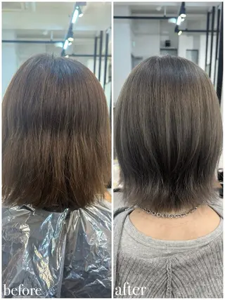 ショート カラー 🫧シールエクステ/ 艶カラー🫧アサミ️のヘアスタイル