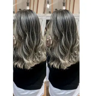 ロング カラー Beyond（kitaro）所属・石井辰功也 フリーランス美容師のヘアスタイル