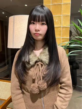 ロング カラー レイヤー/ 透明感SHIMAのヘアスタイル