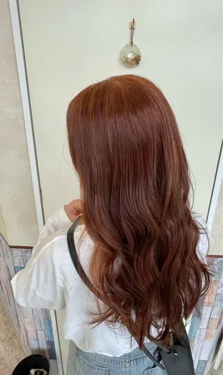 ロング カラー 齋藤 多美のヘアスタイル