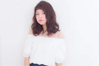 セミロング ヘアアレンジ 店長/ 加藤 流菜のヘアスタイル