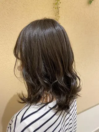 ミディアム 新宿メンズパーマ ヨモギダのヘアスタイル