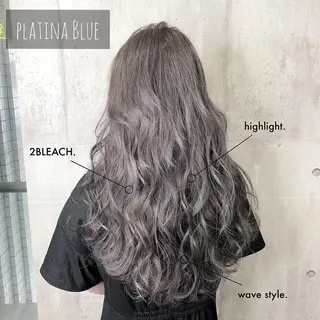 セミロング to youハイライトのヘアスタイル