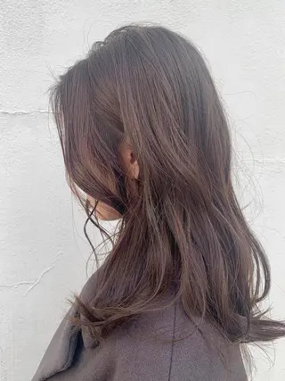 セミロング カラー 🇺🇸✂️🍟 こんあゆみのヘアスタイル